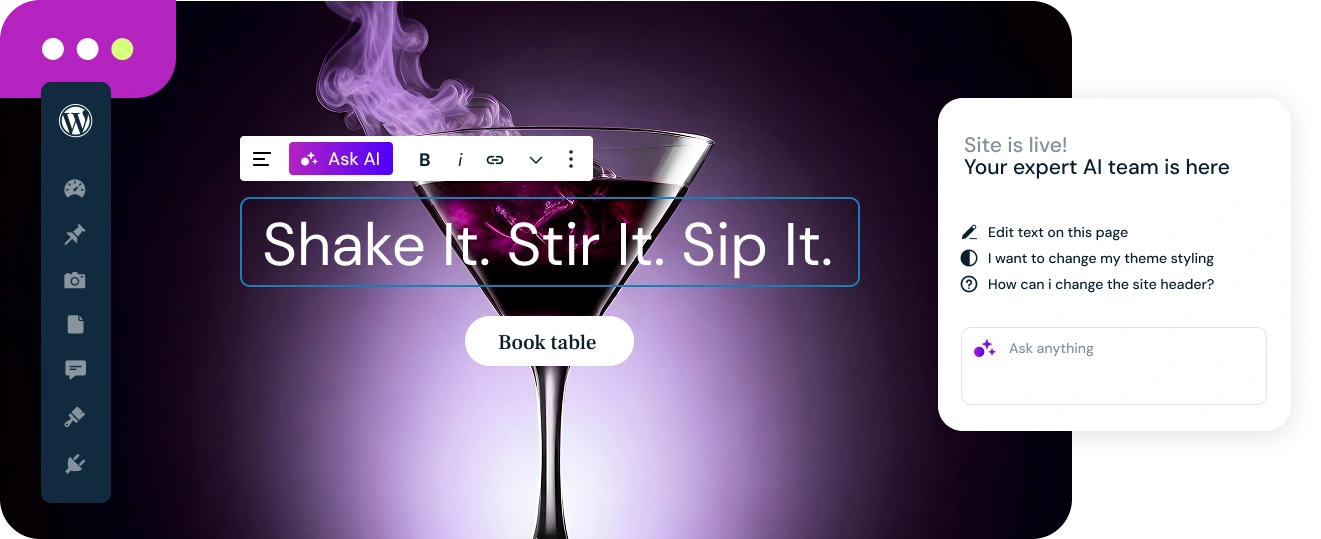 AI-assistent in de WordPress-editor