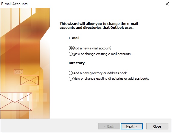 Setting up mail in Microsoft Outlook – Support